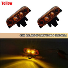 4x 24V Truck Top Lamp for Truck FH FH16 FM Truck Side Markers Light 82116545 21087346 842208821 Yellow Light