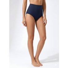 Misfuso Pantalones Cortos de Playa y Baño para Mujer de Cintura Alta Azul S — shorts de baño mujer, braga de bikini