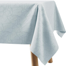 Nappe moderne déperlante rectangulaire 120 x 180 cm élégante grise — nappe de table, linge de cuisine, nappe de jardin