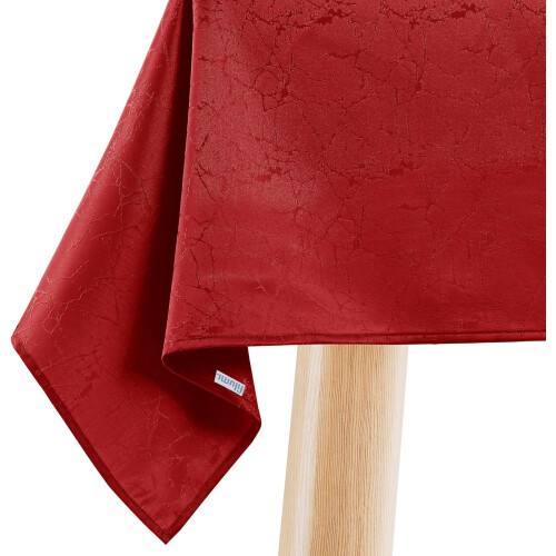 Modern Tablecloth Stain-Resistant Rectangular 140x260 cm Elegant Red — jacquard tablecloth, stain resistant tablecloth 1