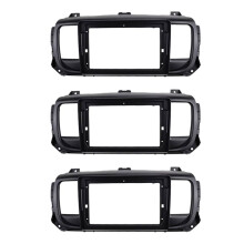 3pcs 9 Inch Car Radio Fascia for Dispatch ProAce Expert Traveller DVD Stereo Frame Plate Adapter