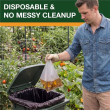 Slak- en Slakkenvalzakken Set, Wegwerp Fysieke Slakkenvanger, voor Buiten Gebruik in Tuin, Gazon en Groentetuin, 40PCS