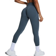 (L, Dark Blue) Halara UltraSculpt High Waisted Scrunch Butt Lifting Tummy Control Pocket Shaping Training Leggings