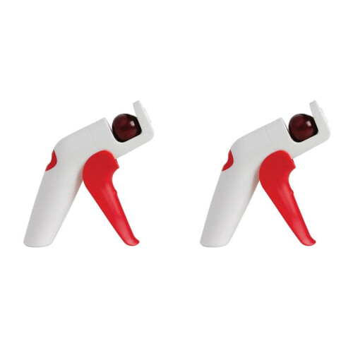 2X  Red Dates Hawthorn Pitter Remover Machine Multi-Function Fruit Corer and Pitter Remover for Home Kitchen
