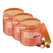 (3pcs) Raw Batana Oil for Hair Growth Organic 4oz Batana from Honduras for Thick and Strong Natural Hair - Dr. Sebi Unrefined Cold Pressed Cosme