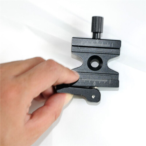4X Double Lock Mounting Plate Clamp Quick Release Plate Clamp Adjustable Knob Adapter QJ-06 2