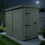 4 x 8 Pent Shed Tanalised (Single Door, No Windows) 3