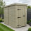 4 x 8 Pent Shed Tanalised (Single Door, No Windows) 1