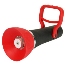 Industrial High Flow Firefighter Style Garden Hose Nozzle Grip Nozzle with Threaded Hose Connection to 250 PSI