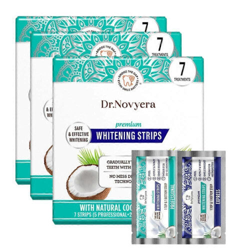 (3boxes(21Strips)) 1-3boxes Whitening Strips 7-day Treatment