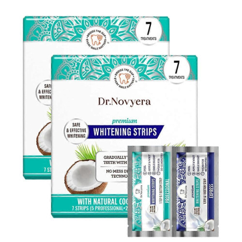 (2boxes(14Strips)) 1-3boxes Whitening Strips 7-day Treatment