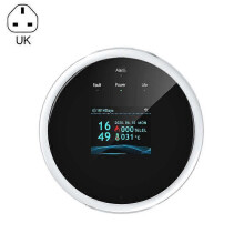 (UK) Wifi Gas Leak Sensor Led Display Screen Combustible Alarm Temperature Detecto