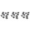 30 Pcs 6 Pins 2 Positions DPDT /  Slide 1