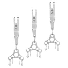 3St Multifunctionele Outdoor Sleutelhanger Met Klimgesp En Rvs