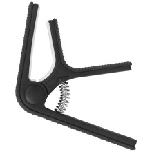 1Guitar Clip En Capo Set Voor Klassieke En Elektrische Gitaar Zwart