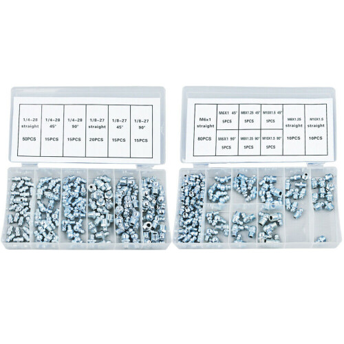 260St Assortiment Vetnippels Roestbestendig Hydraulisch