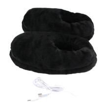 1Paar USB Warmteslippers Draadloos Wol Winter