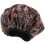 1Waterproof Shower Cap Donkerrood Elastische Badmuts Voor Thuisgebruik 1