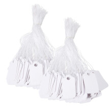 1000St Papieren Hangtags Met Katoenen Cadeau-Etiketten