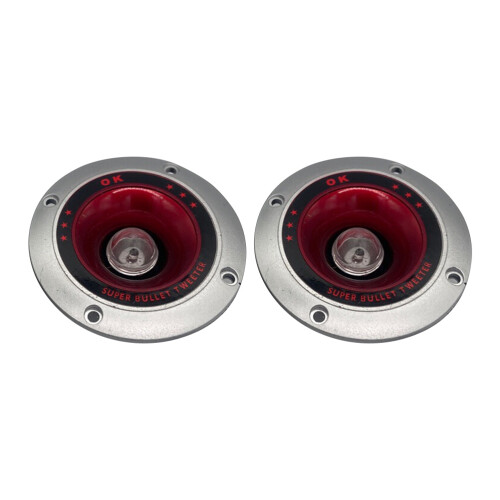 2St Tweeter Speakers Met Verlicht , Compacte Auto Toebehoren