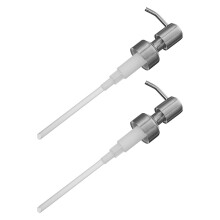 2St Cosmetische Zeepdispenser Pompen Van Rvs Voor Diverse Vloeistoffen