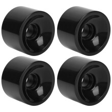 4St Skateboard Accessoires PU Wielen Zwart Skateboard Gebruik