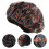 1Waterproof Shower Cap Donkerrood Elastische Badmuts Voor Thuisgebruik 6