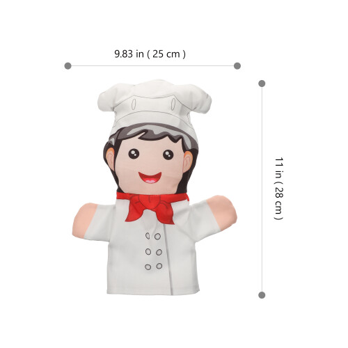 1Kinderhandpop Van Materiaal Voor Rollenspel 1