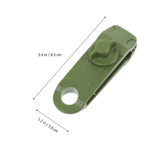 12St Heavy Duty Lock Grip Camping Tarp Clips Lichtgewicht 1