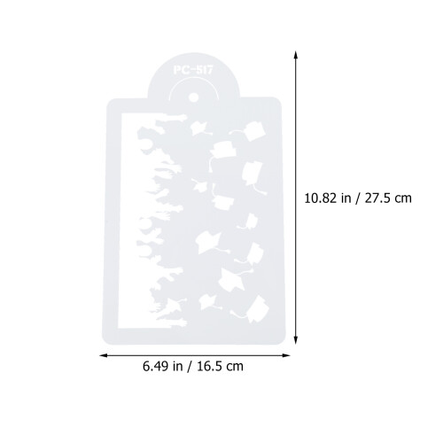 2St Cake Stencils Voor DIY Maken Met Stevig Plastic 1