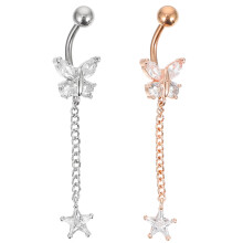 2St Belly Button Ring En Vrouwen