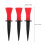 4St Lichtgewicht Golfs Tees, Rood, Trainingshulpmiddel 2
