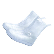 1Paar Waterdichte Anti-Slip Overschoenen Transparant