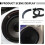 2St Auto Audio Adapter Ring Rubber Zwart Gemonteerd 6
