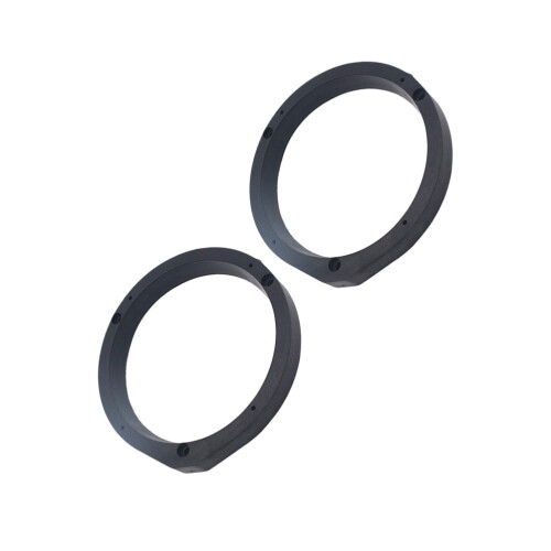 2St Auto Audio Adapter Ring Rubber Zwart Gemonteerd