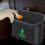 1Car Trash Can Multifunctioneel PP Zwarte Auto Afvalbak 8