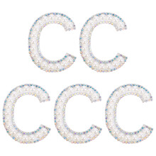5St Sierlijke Patches Met Parelsteentjes Voor Modeaccessoires