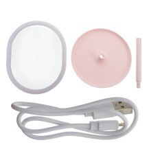 Roze LED Vanity Spiegel Met ABS Voor Bureaublad En Make-Up