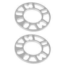 2St Silver Aluminium Alloy Wheel Spacers Auto Stabiliteit Verbeteren
