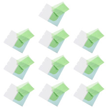 10X Ultradunne Blotting Sheets Groene Olieabsorberende Tissue