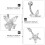 2St Belly Button Ring En Vrouwen 6