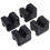 4St Rubber Jack Blocks Met Sleuven, Veilige Frame Rail Protectors 1