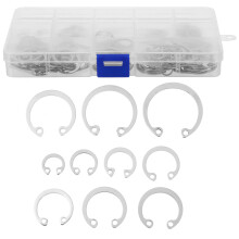 150St Zilveren Snap Rings Voor & Buiten As Beveiliging