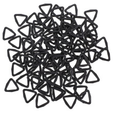 100St Zwarte Knopen Voor Decoratie Kleding Accessoires