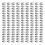 50St Zwarte Wire Binding Coils Voor Losse Blaadjes En Documenten 1