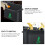 1Car Trash Can Multifunctioneel PP Zwarte Auto Afvalbak 6