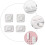 12St Stopcontactbeschermhoezen Kindveiligheid Wit ABS 6