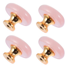 4St Luxe Kristallen Ladeknoppen Roze Voor Ladekast En Meubeldecoratie