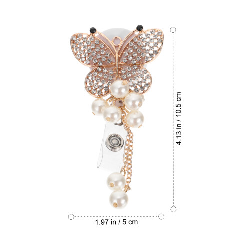 1St Compacte Gouden Badge Clip Abs+metaal Duurzaam 1
