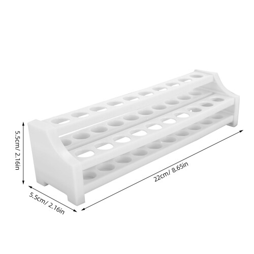 5St Testbuisrek 20 Holes Wit Plastic Afneembaar 1